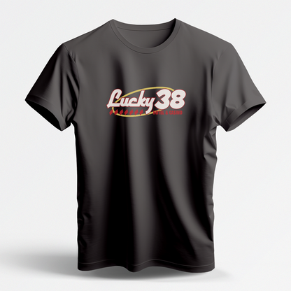 Get Lucky (Dark Grey Short Sleeve Shirt)
