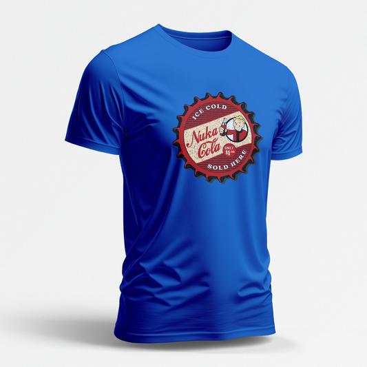 Ice Cold Cola (Royal Blue Short Sleeve Shirt)