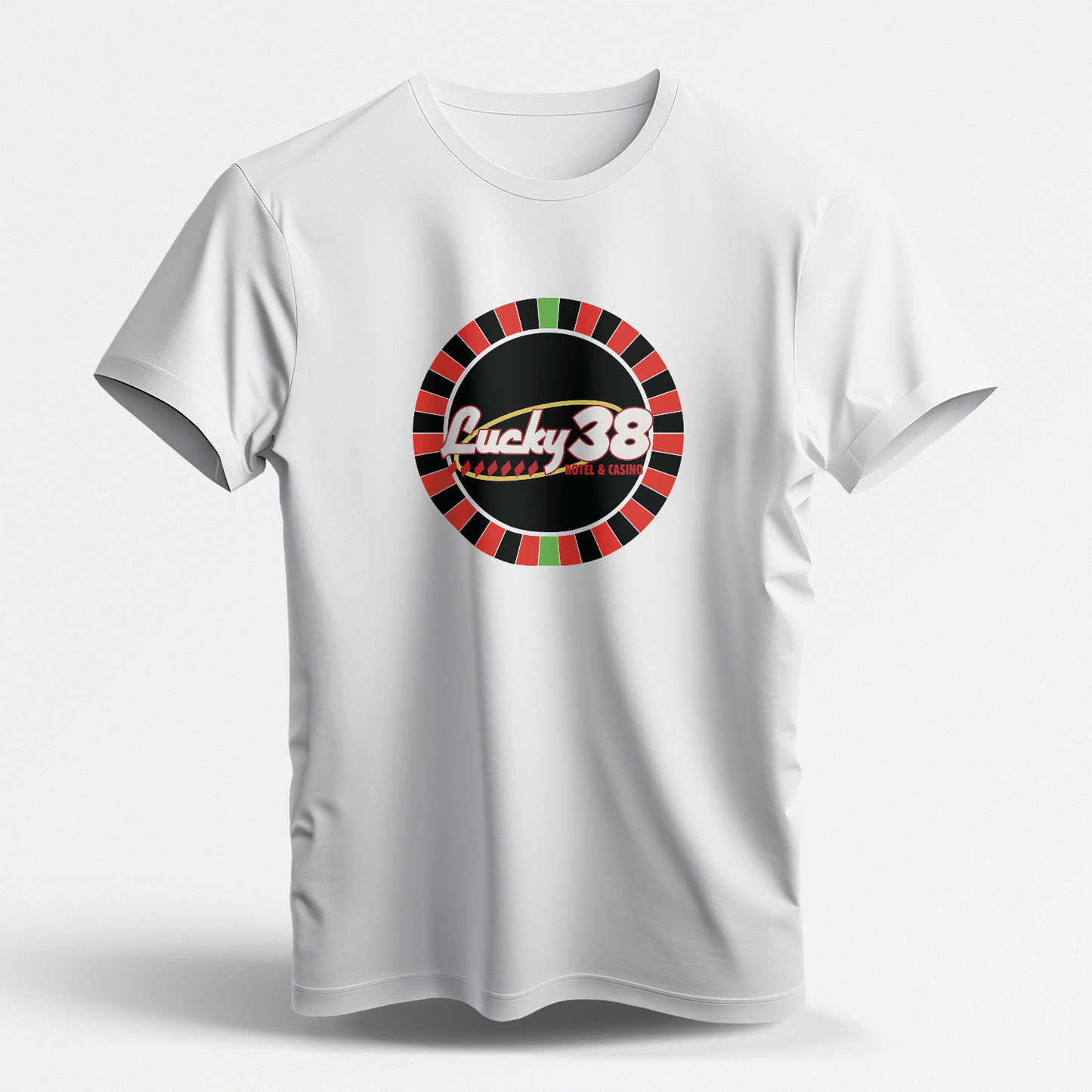 Lucky Wheel (White Short Sleeve Shirt)