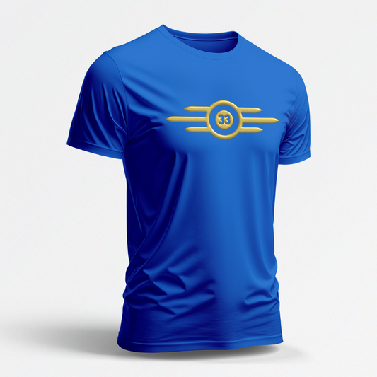 Vault 33 (Royal Blue Short Sleeve Shirt)
