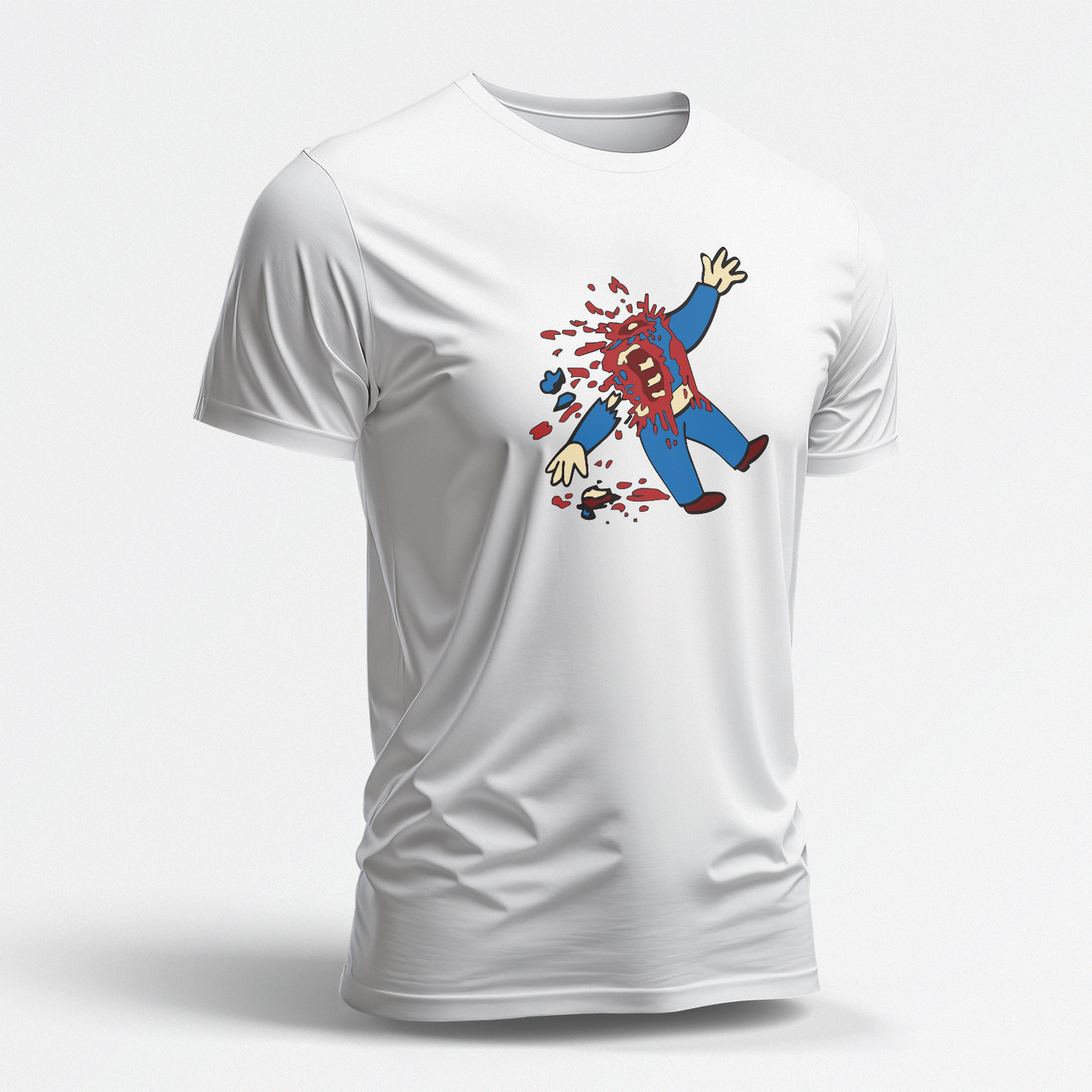 What A Mess (White Short Sleeve Shirt)