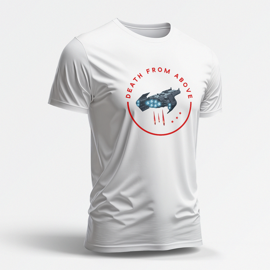 Classic Death From Above (White Short Sleeve Shirt)