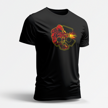 Sharp Shooter (Black Short Sleeve Shirt)
