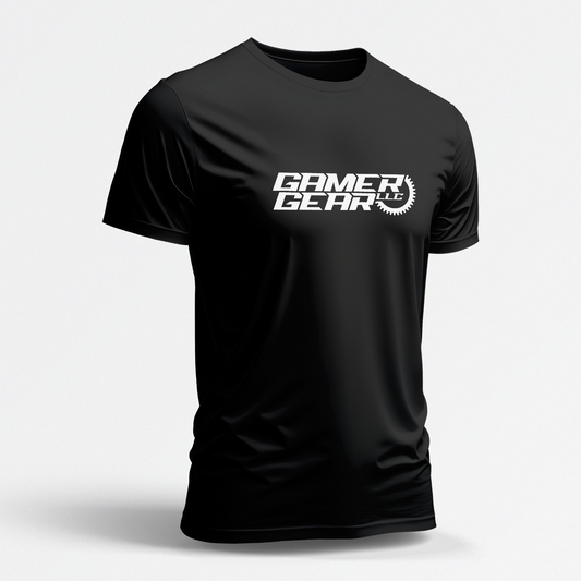 Gamer Gear Logo (Black Short Sleeve Shirt)