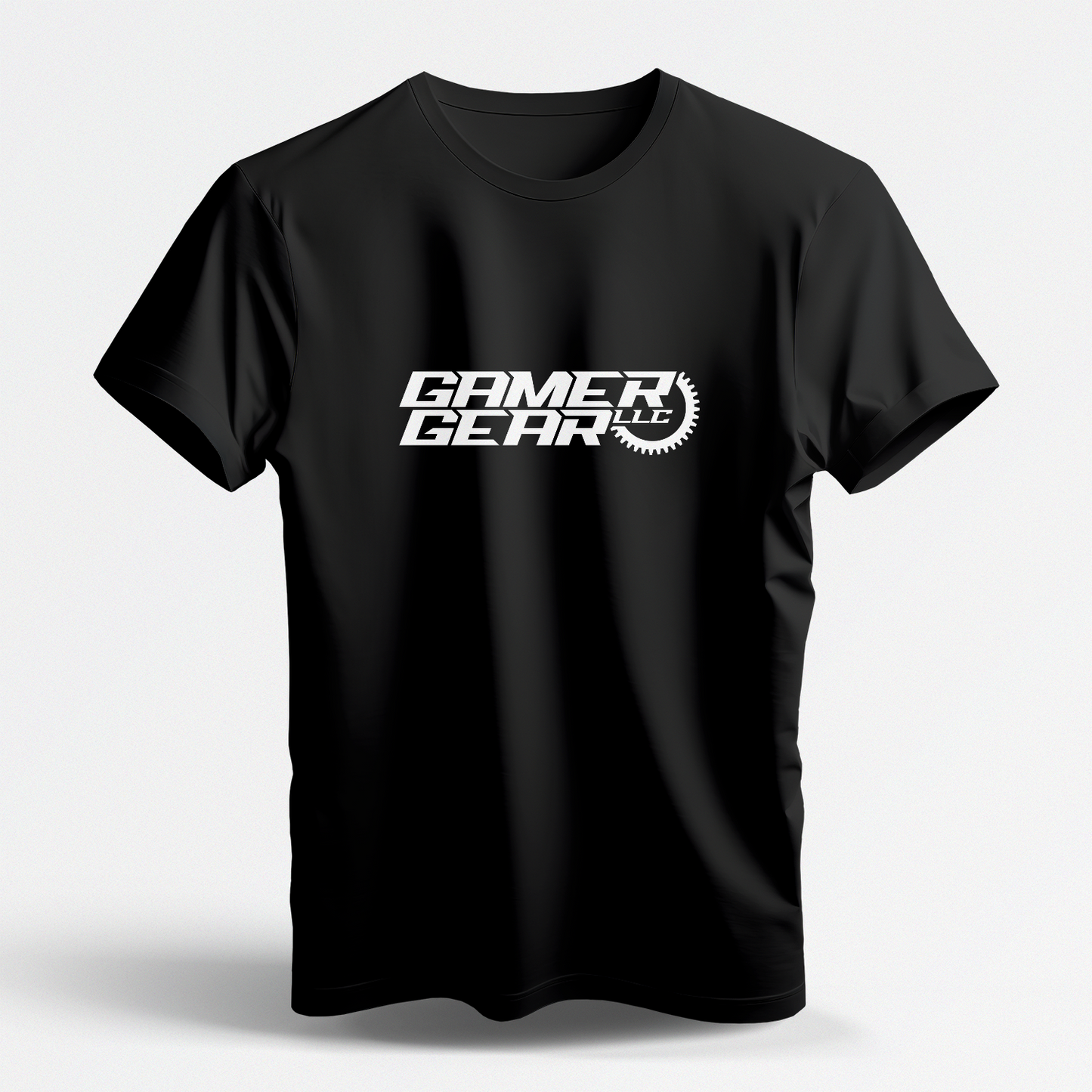 Gamer Gear Logo (Black Short Sleeve Shirt)
