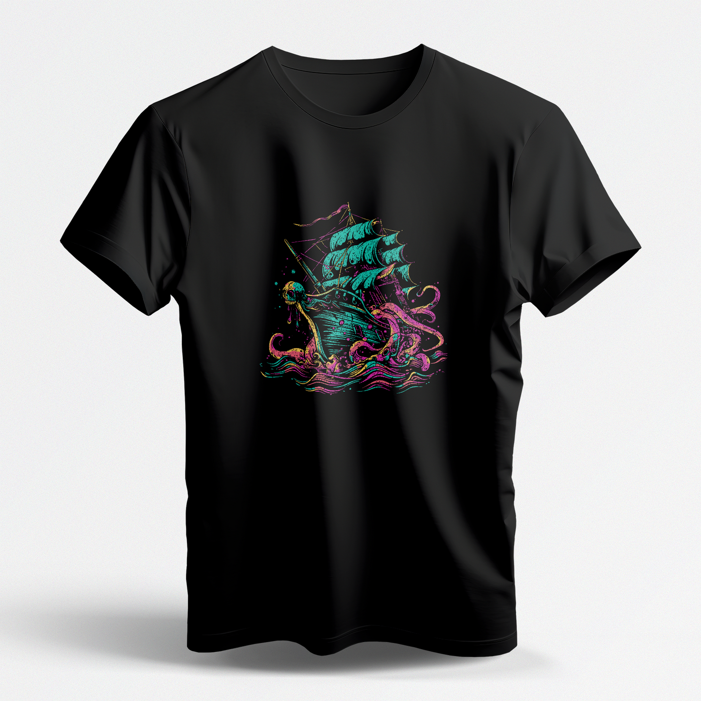 GG Sinking Ship (Black Short Sleeve Shirt)