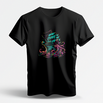 GG Sinking Ship (Black Short Sleeve Shirt)