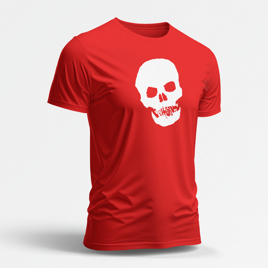 Sprocket Skull (Red Short Sleeve Shirt)