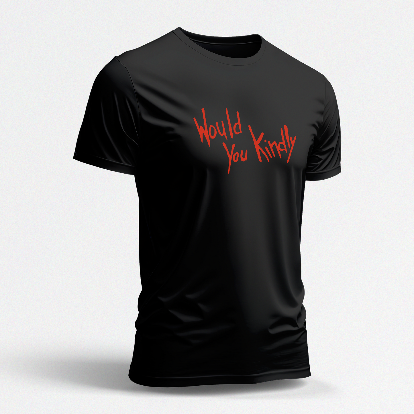 Would You Kindly (Black Short Sleeve Shirt)