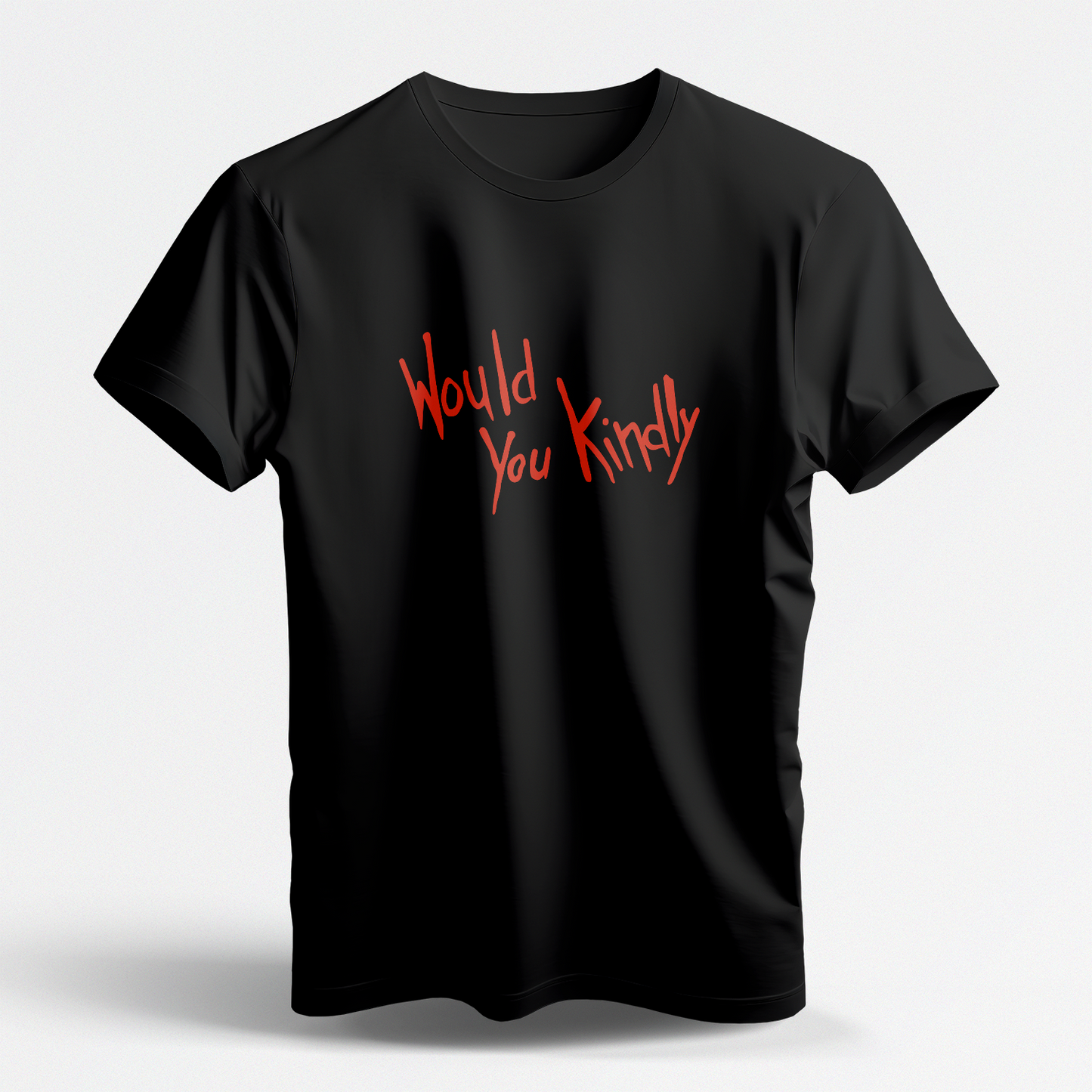 Would You Kindly (Black Short Sleeve Shirt)