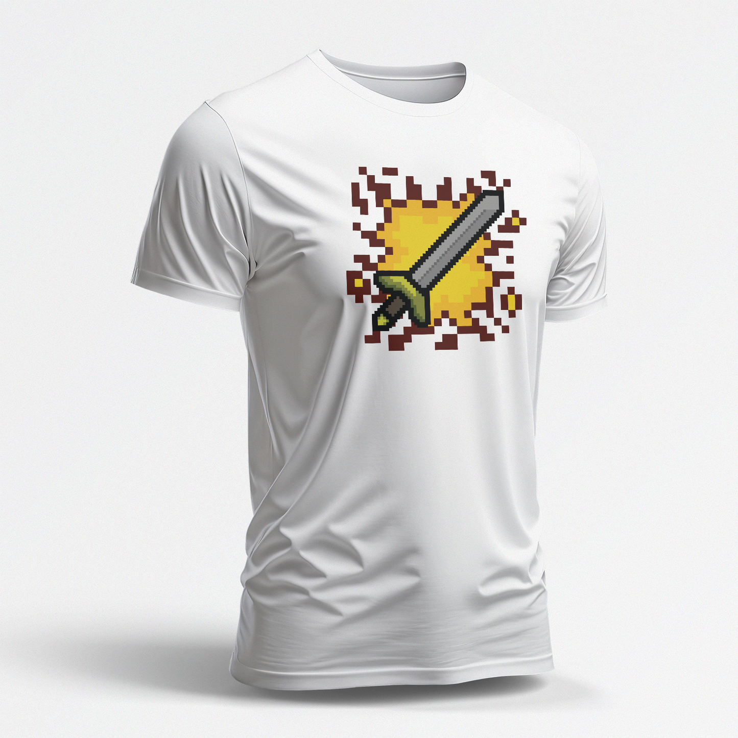 Attack Splat (White Short Sleeve Shirt)