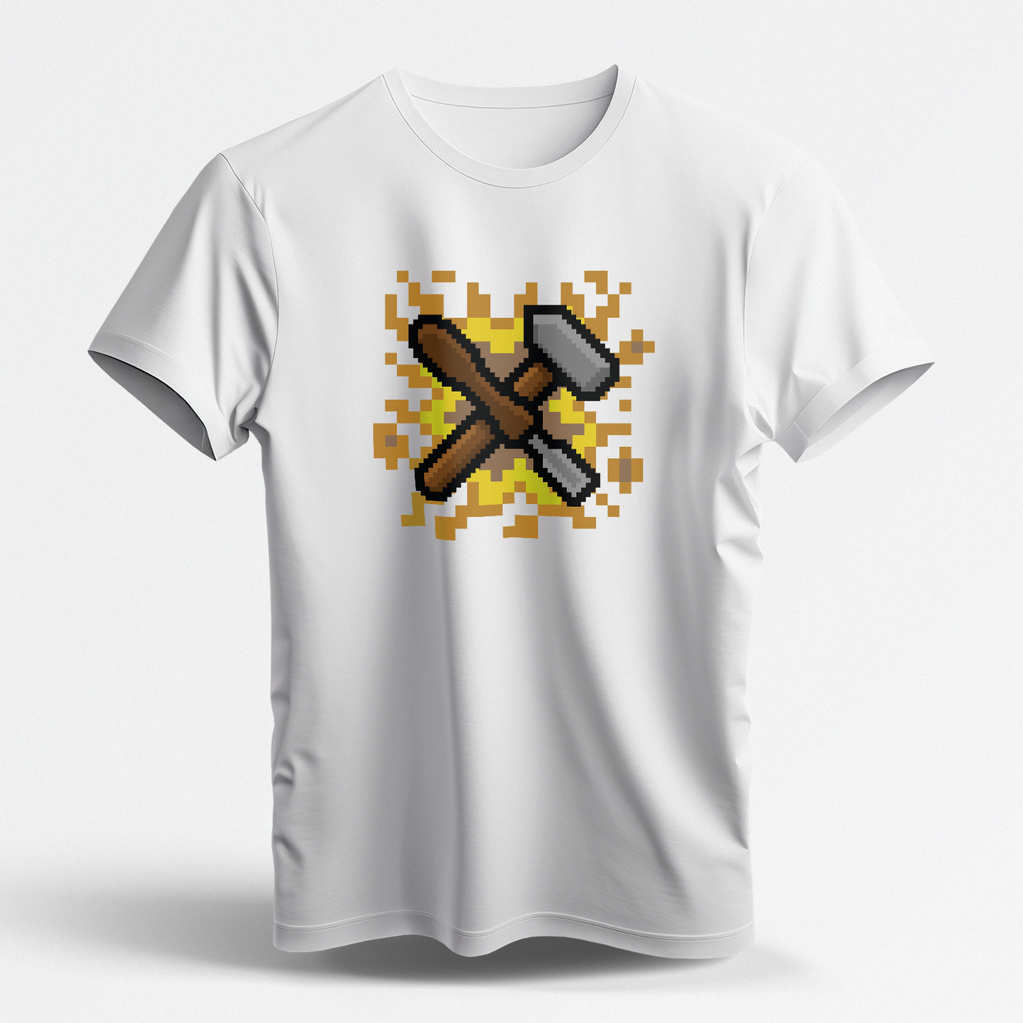 Crafting Splat (White Short Sleeve Shirt)