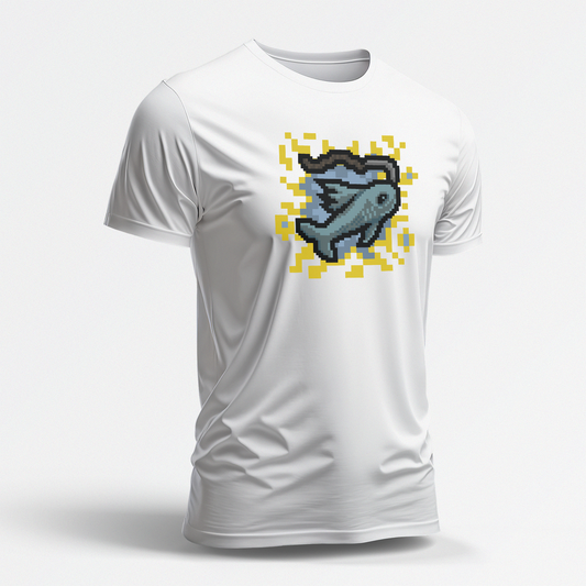 Fishing Splat (White Short Sleeve Shirt)