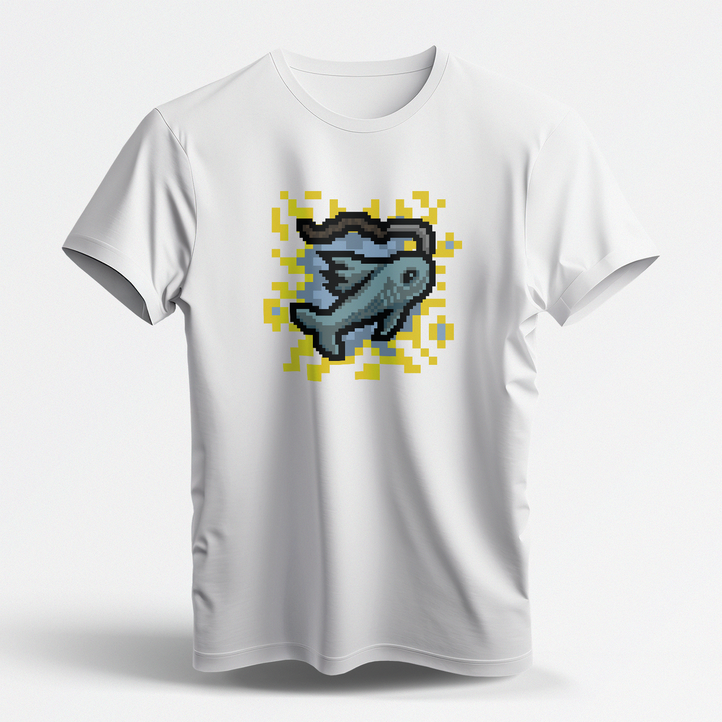 Fishing Splat (White Short Sleeve Shirt)