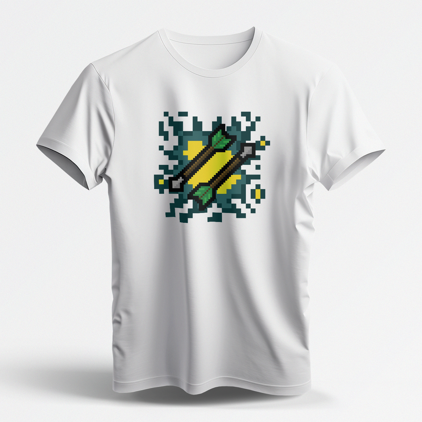 Fletching Splat (White Short Sleeve Shirt)