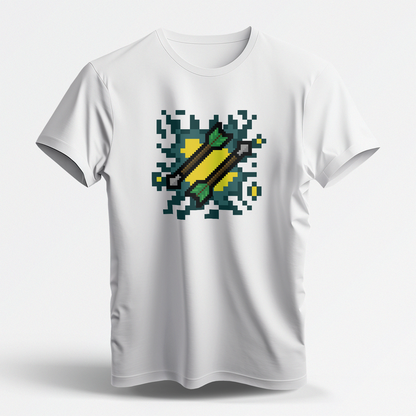 Fletching Splat (White Short Sleeve Shirt)