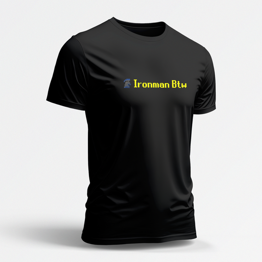 Group Ironman Btw (Black Short Sleeve Shirt)