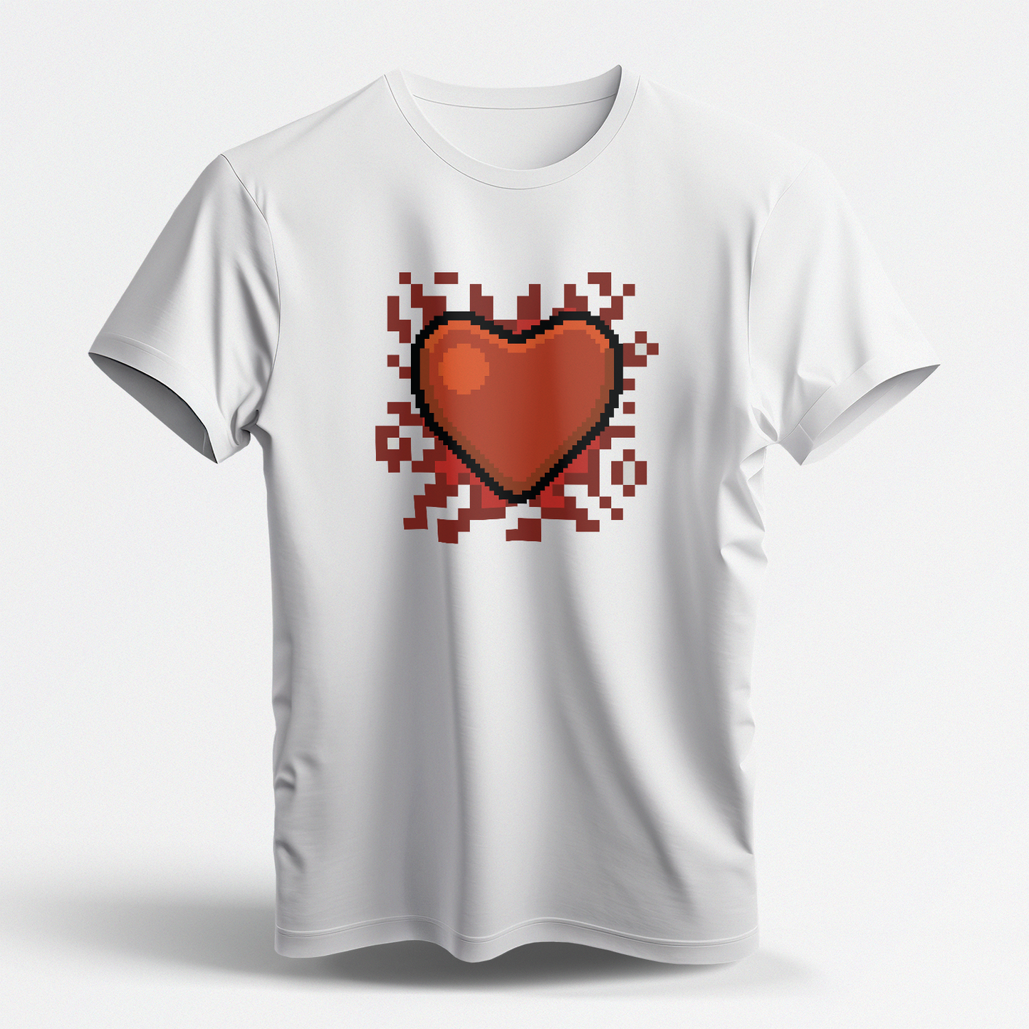 Hitpoints Splat (White Short Sleeve Shirt)