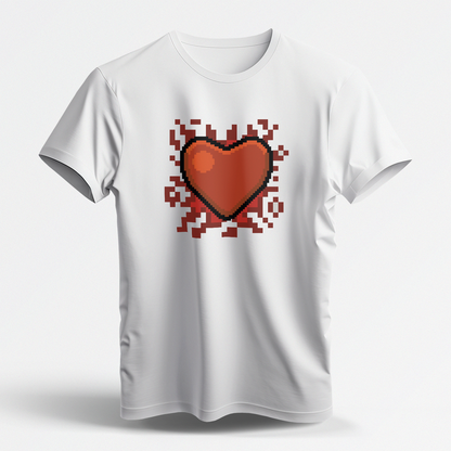 Hitpoints Splat (White Short Sleeve Shirt)