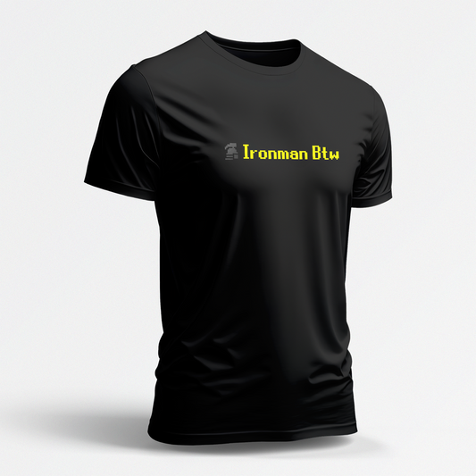 Ironman Btw (Black Short Sleeve Shirt)