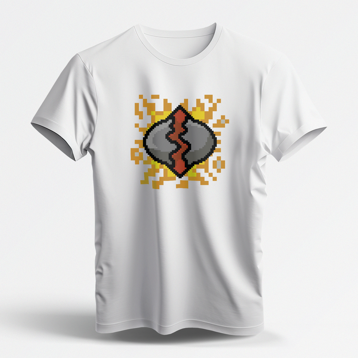 Runecraft Splat (White Short Sleeve Shirt)