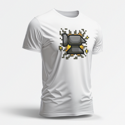 Smithing Splat (White Short Sleeve Shirt)