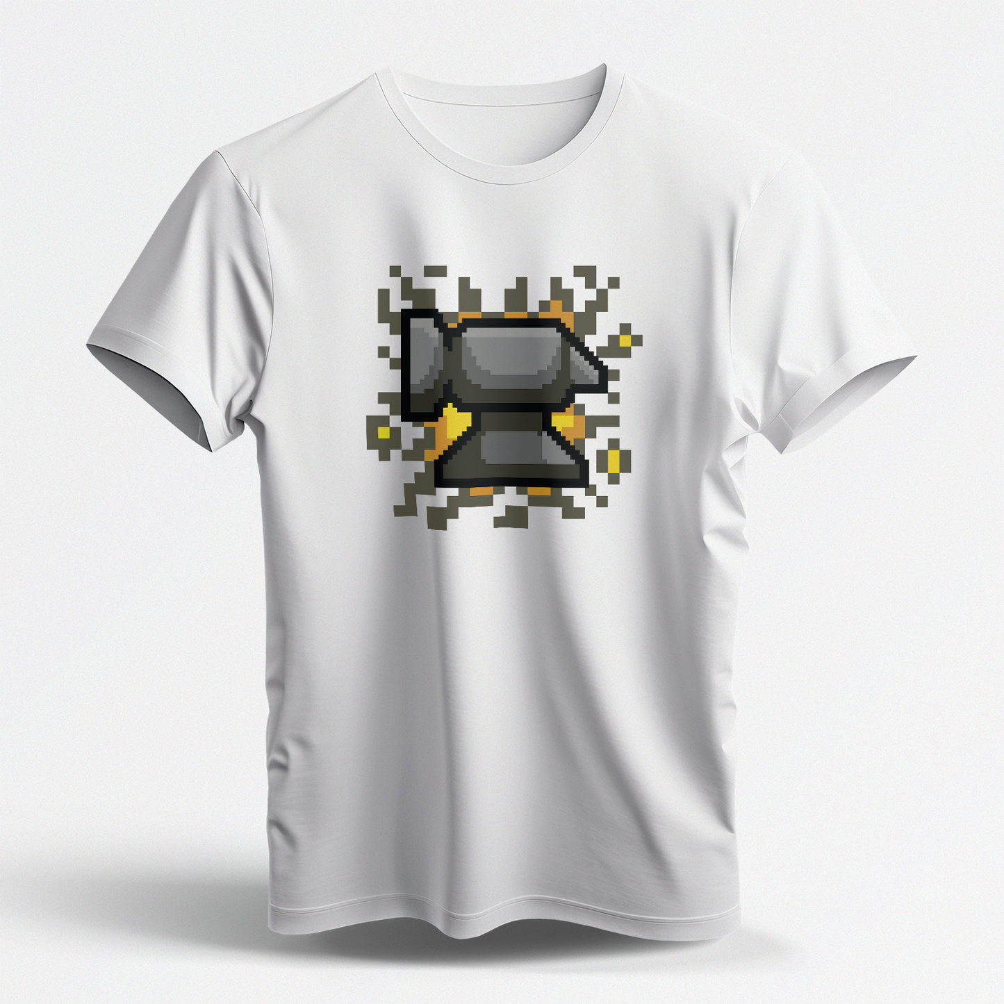 Smithing Splat (White Short Sleeve Shirt)