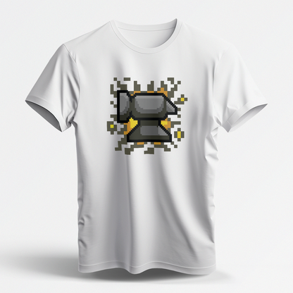 Smithing Splat (White Short Sleeve Shirt)