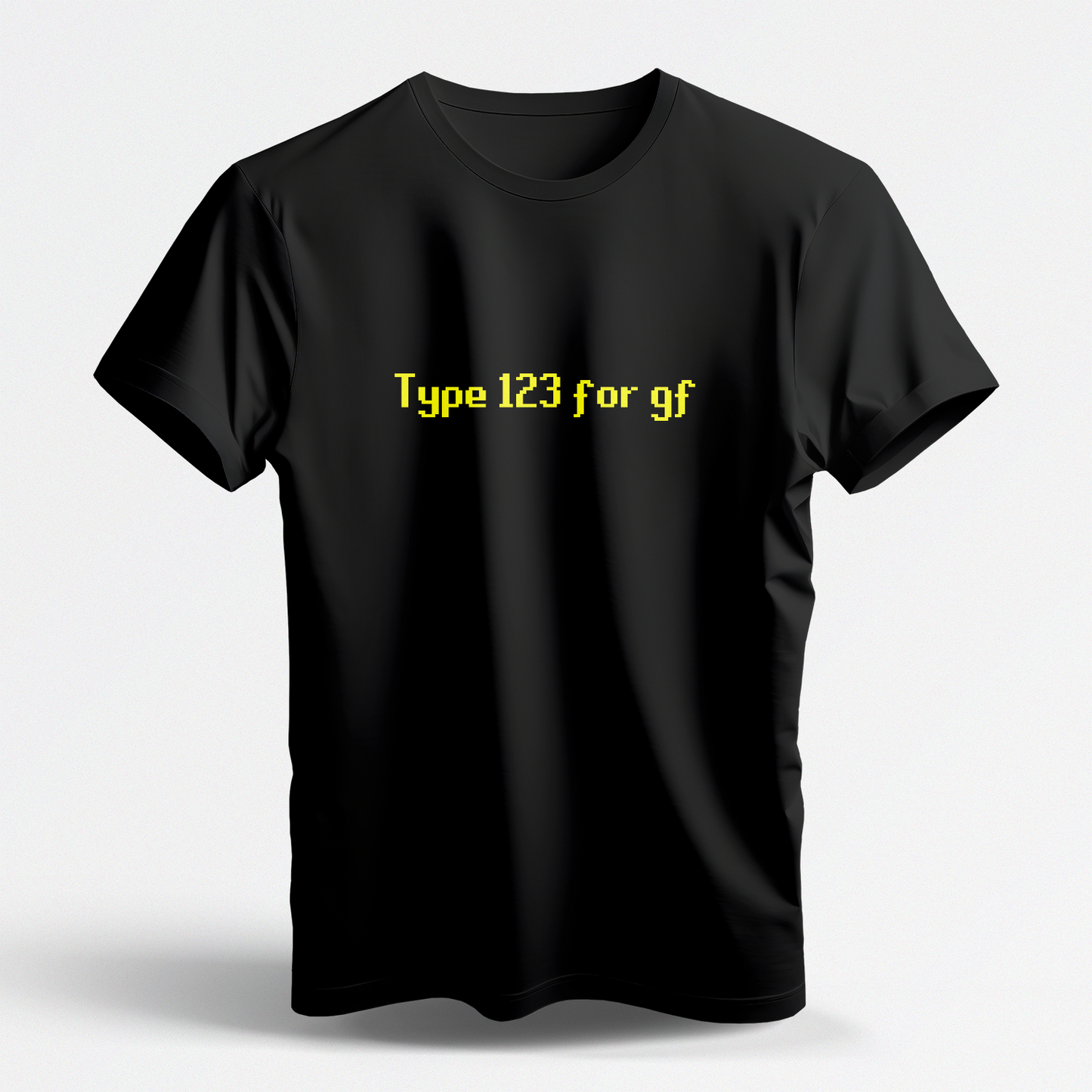 Type 123 for gf (Black Short Sleeve Shirt)